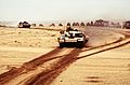 A Challenger 1 tank during the Gulf War