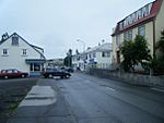 A street in Húsavík