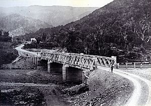 Abbots creek toll bridge on the rimutaka road