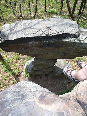 Above Ticklish Rock