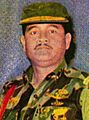 Acub Zainal in combat uniform, Irian Barat dari Masa ke Masa, p234-235 (cropped)