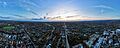 Aerial panorama of Box Hill facing west towards the Melbourne skyline