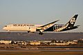 Air New Zealand Boeing 787-9 landing at Perth Airport