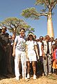 Andry et Mialy Rajoelina, allée des Baobabs, 22 avril 2012