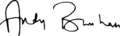 Andy Burnham signature