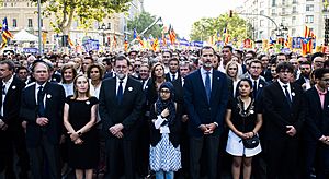 Atentados de Barcelona - Manifestación en apoyo a las víctimas de los atentados de Barcelona y Cambrils (02)