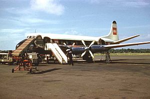 BEA Viscount airliner at Nutts Corner Airport - geograph.org.uk - 506949