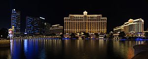 Bellagio Las Vegas December 2013 panorama