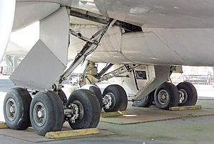 Boeing 747 Museum main gear