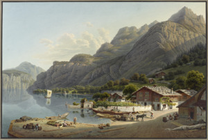 CH-NB - Flüelen, Hafen, von Südwesten - Collection Gugelmann - GS-GUGE-LORY-A-14
