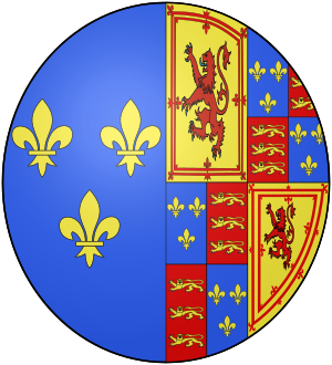 COA french queen Marie Stuart