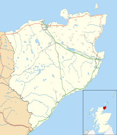 Badbea is located in Caithness