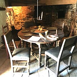 Caleb Pusey House East Room And Fireplace