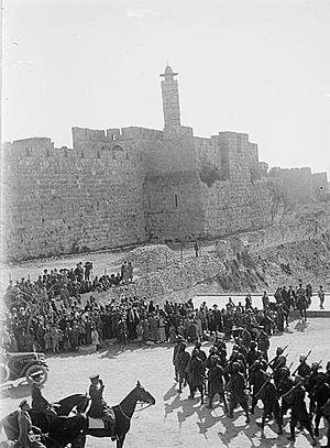Capture and occupation of Palestine by British