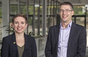 Carla Denyer and Adrian Ramsay, October 2022