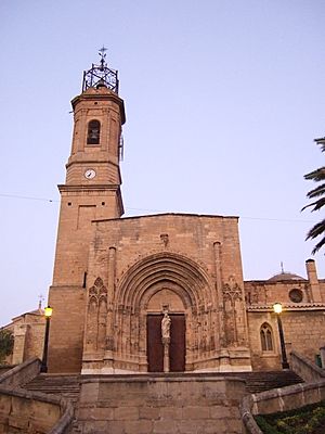 Caspe - Colegiata de Sta María la Mayor - Fachada02.jpg