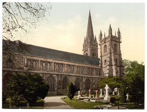 Cathedral from the North, Llandoff (i.e. Llandaff), Wales-LCCN2001703501