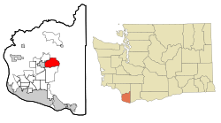 Location of Venersborg, Washington