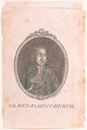 Col Benjamin Church by Paul Revere