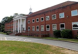 Council offices, Newtown - geograph.org.uk - 3557742