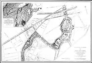 December 1887 plan for the Back Bay Fens