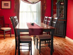 Dinner table and chairs
