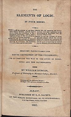 Duncan, William – The elements of logic, 1811 – BEIC 769468