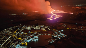 Eruption near Grindavík on March 16, 2024