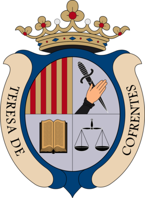 Escut de Teresa de Cofrents