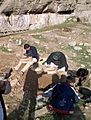 Excavation at Paleolithic site of Bawa Yawan, Zagros, Iran 2017