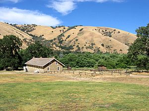 Fort Tejon Barracks from CO Qtrs