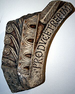 Fragment grede s natpisom kneza Trpimira 9 st
