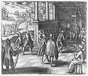 Francis Drake in Ternate 1579