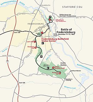 Fredericksburg and Spotsylvania National Military Park Fredericksburg-map-01(1)