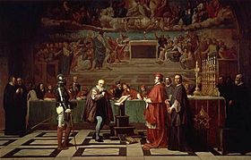 Galileo before the Holy Office
