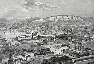 Geneve panorama 1860