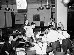 Globe and Mail staff wait for news