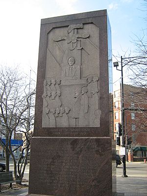 Governor Henry Horner Memorial Sculpture Rear