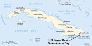 Guantanamo Bay map