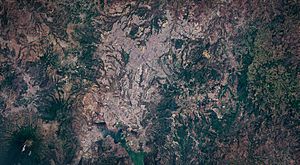 Guatemala City Metropolitan Area Satellite view