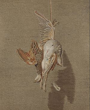 Hanging partridge - Mary Linwood