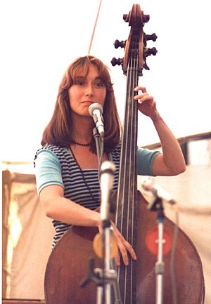 Hilary James, UK folk musician, Towersey Festival 1980