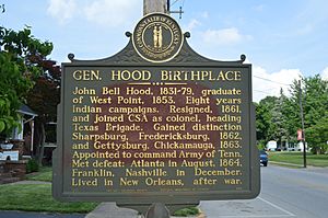 Hood birthplace marker