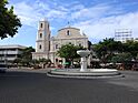 Immaculate Concepcion Metropolitan Cathedral Roxas with fountain (Rizal Street, Roxas, Capiz; 04-07-2024).jpg