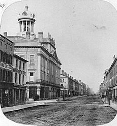 King Street looking west with St Lawrence Hall