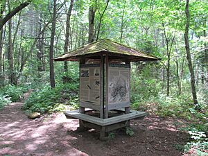 Kiosk, Nashoba Brook Pencil Factory Site, Acton MA
