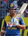 Kumar Sangakkara bat in hand