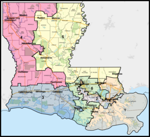 Louisiana Congressional Districts, 118th Congress