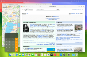MacOS Sonoma screenshot with windows