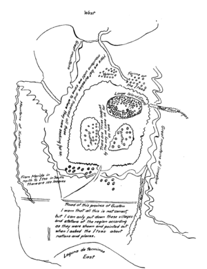 Means' Map of Lake Petén Itzá